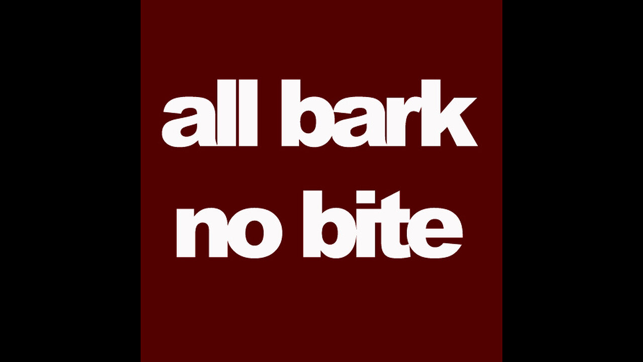 Are Americans really just all bark and no bite?