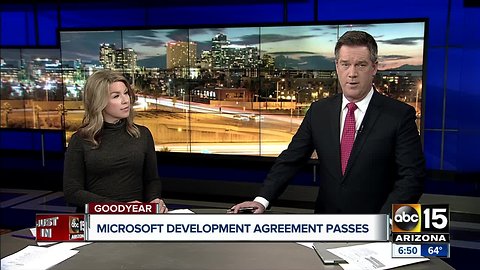 Goodyear approves development agreement for Microsoft