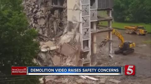 Demolition Video Raises Safety Concerns