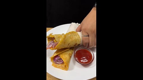 Crispy Kolkata Egg Roll ASMR