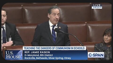 Rep. Jaimie Raskin wants Trump Fascism taught in schools * December 5, 2024