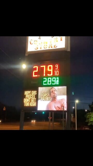 Gas Station Taunts Joe and Hunter Biden with BRUTAL Pics