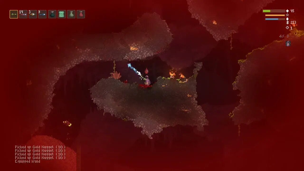 Noita [baJ] daily run for 2023.APRIL.8 Snowy Ambush! Icy doom! 🥶☠️
