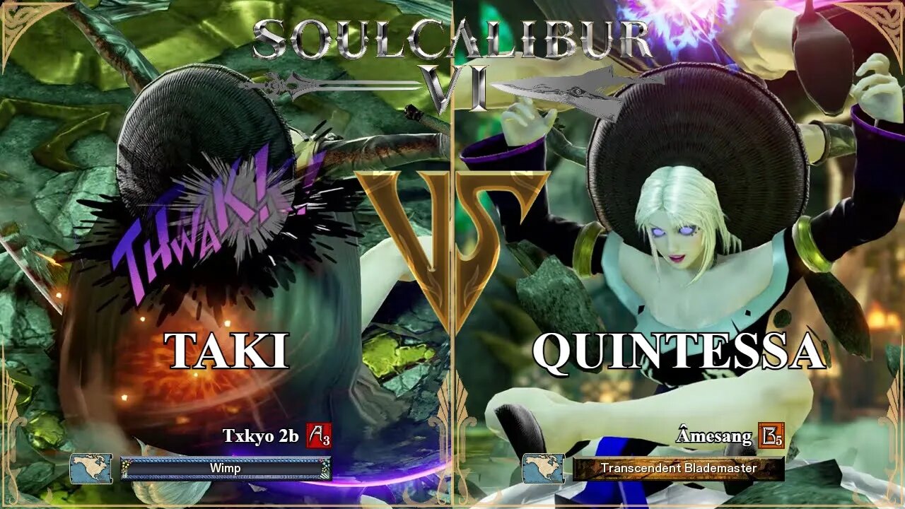 SoulCalibur VI — Txkyo 2b (Taki) VS Amesang (Quintessa) | Xbox Series X Ranked