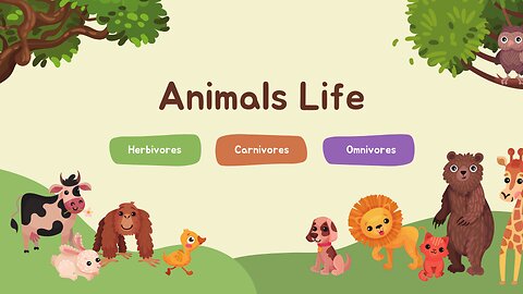 Exploring Animals' Life Educational Kids' Video on Fascinating Animal Kingdom | Learn about Wildlife