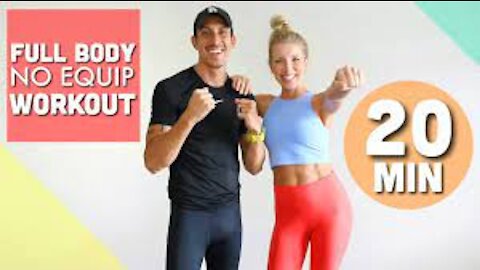 20 MINUTE FULL BODY AT HOME WORKOUT | NO EQUIPMENT