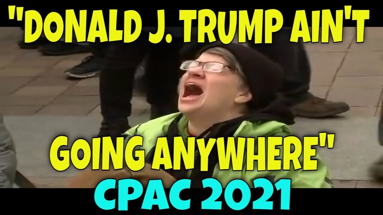 "Donald J. Trump Ain't Going Anywhere" Ted Cruz says at CPAC 2021 (preview of Trump 2024?)