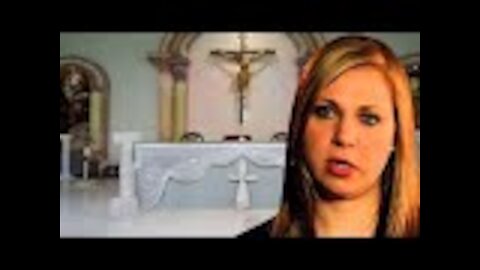 Woman Goes To Church, Gut Tells Her To Look Behind Altar