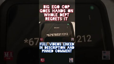 BIG EGO COP GOES HANDS ON DEPT. OWNED #Shorts