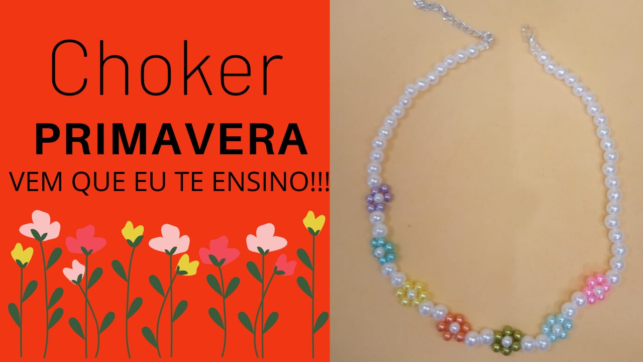 Choker primavera ! bead necklace