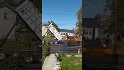 Latinos working on the new road in Fairfax county Virginia next to Washington DC