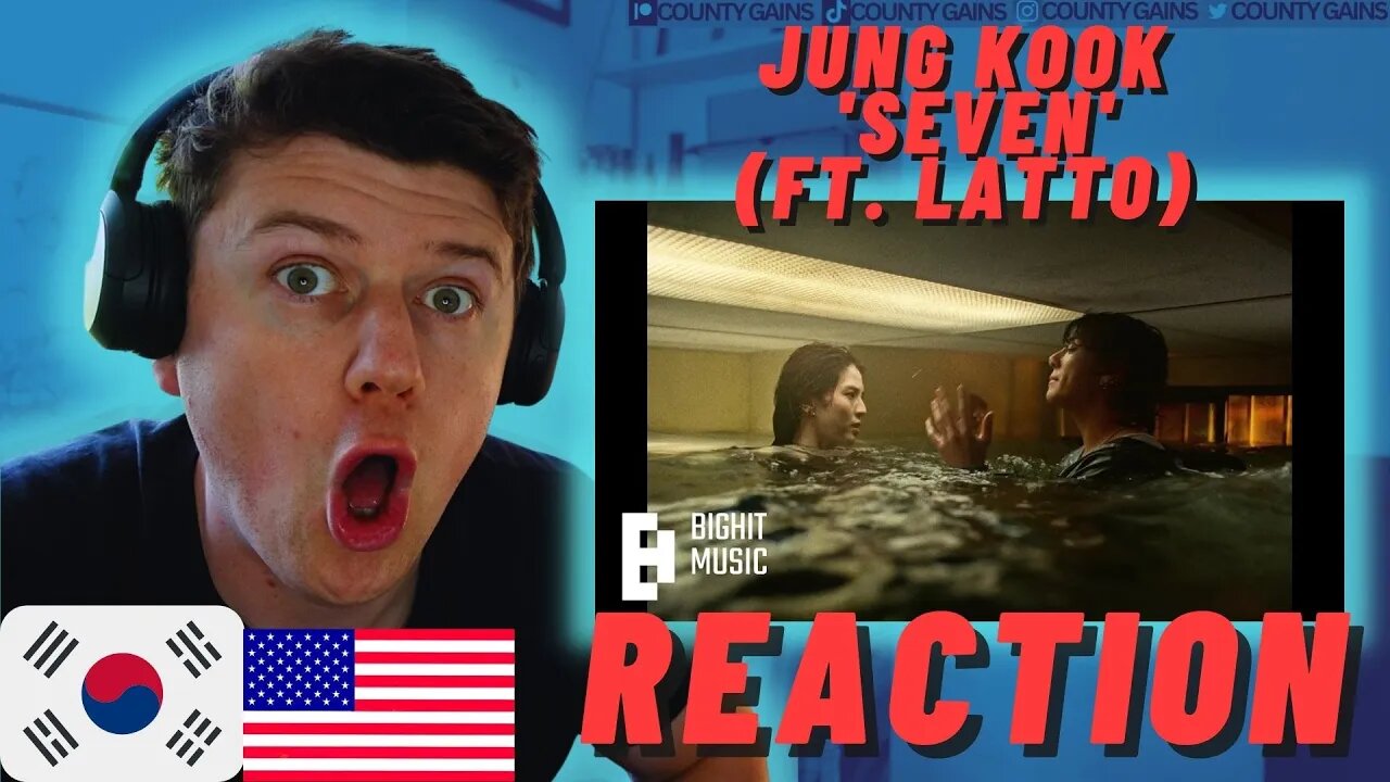 IRISH REACTION - 정국 🇰🇷Jung Kook - Seven - ft. Latto Official MV