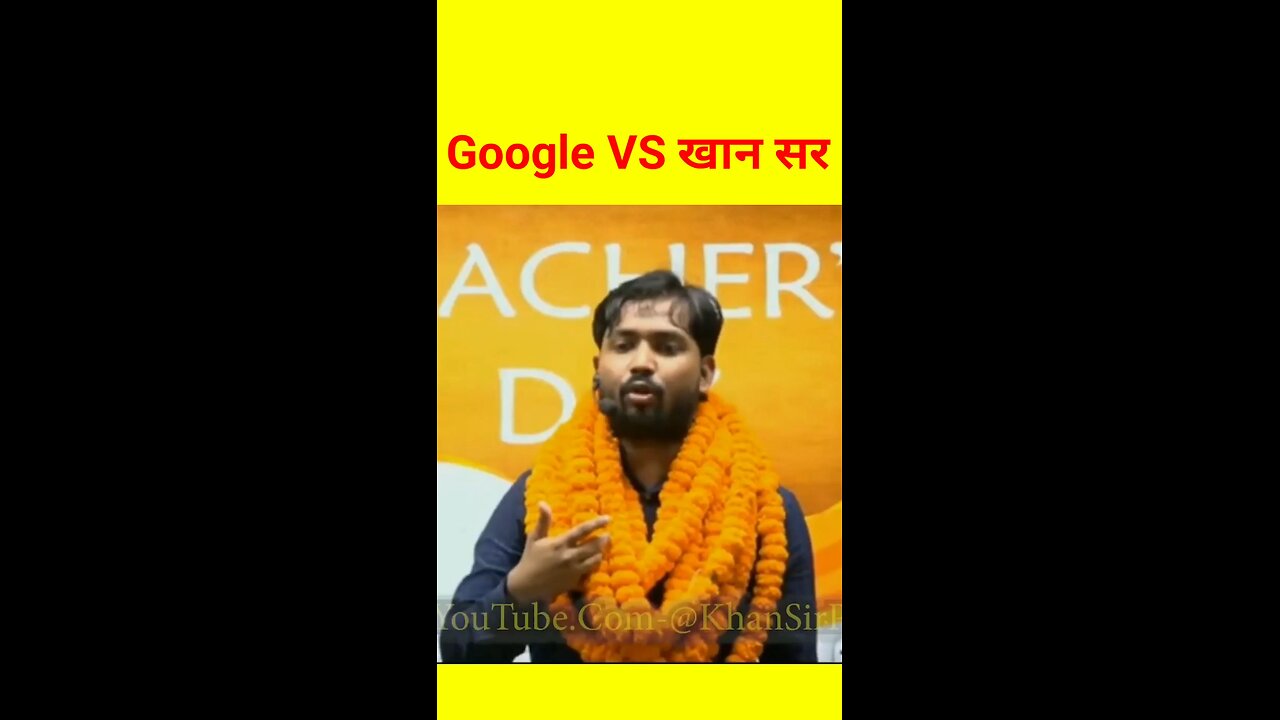 khan sir vs google