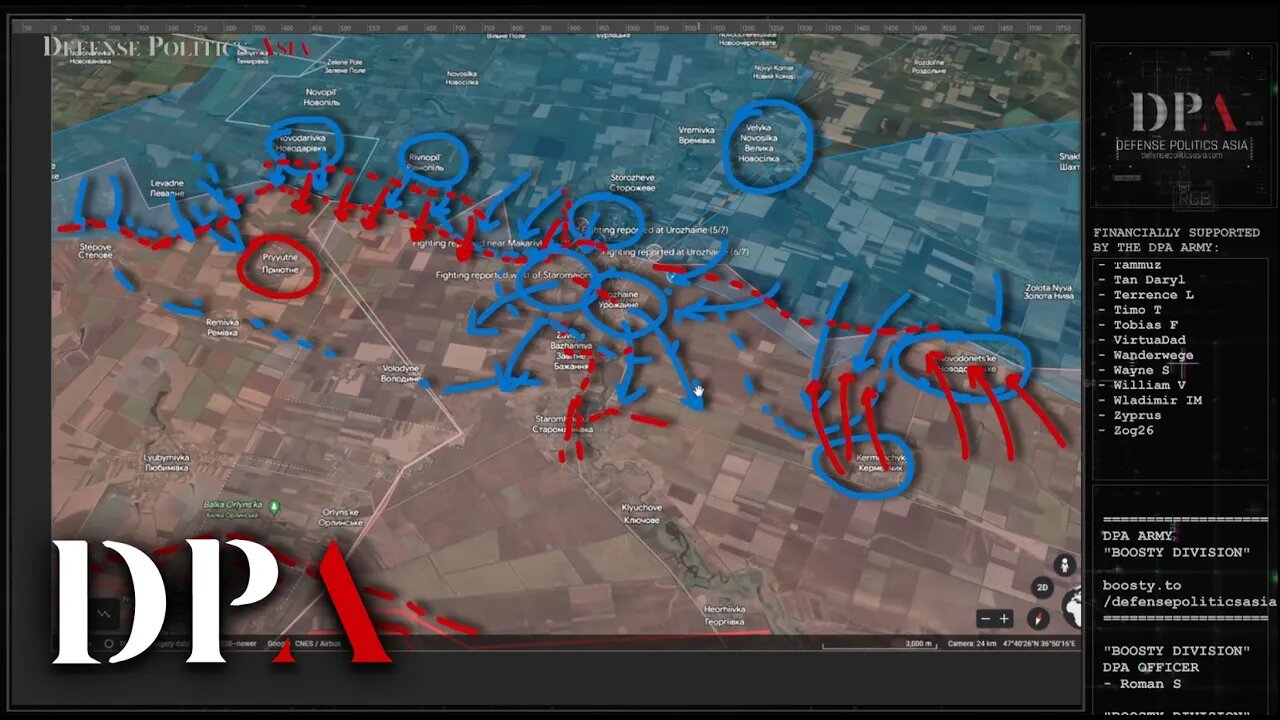 [ Analysis ] Zaporizhzhia Front's Velyka Novosilka sector: strategic towns and key positions