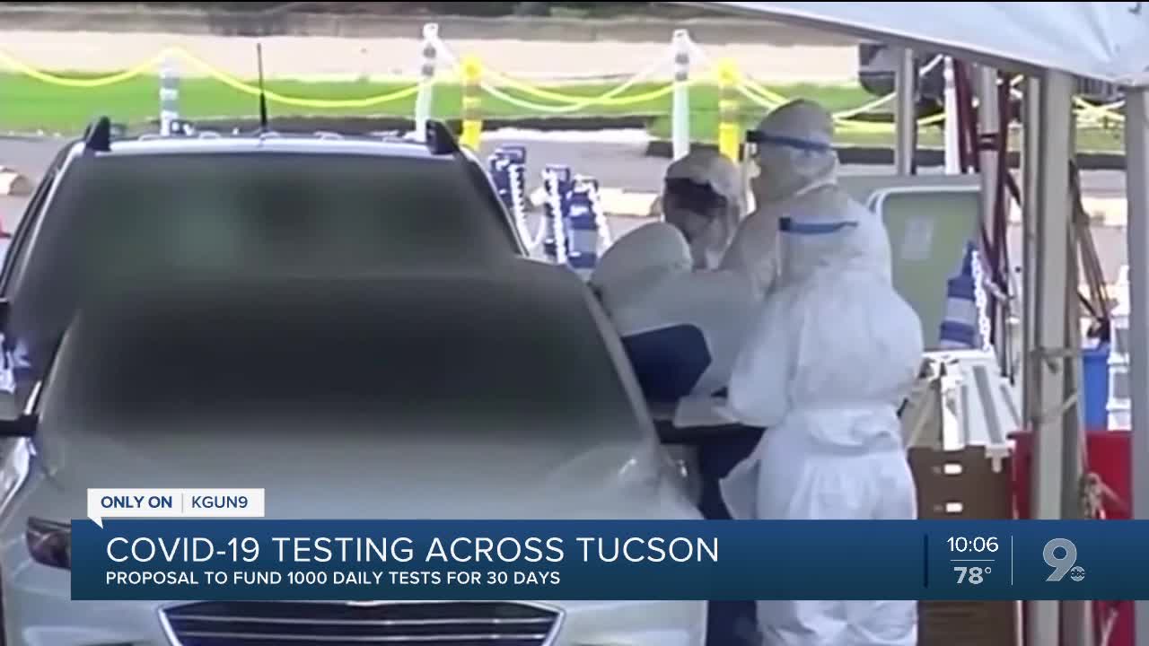 City of Tucson could fund city-wide tests for COVID-19