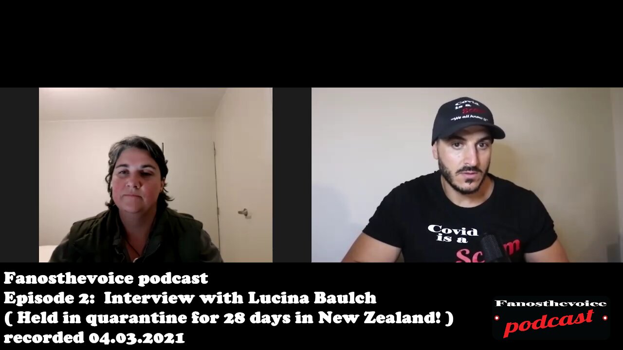 Fanosthevoice Podcast video Episode 2: Lucinda Baluch (Held in quarantine for 28 days!)