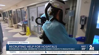 Recruiting help for hospitals