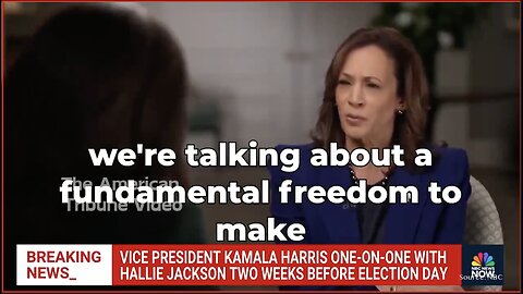 "ABSOLUTELY CHILLING": Kamala Harris Makes Shocking Statement On Abortion, No “Religious Exemptions”