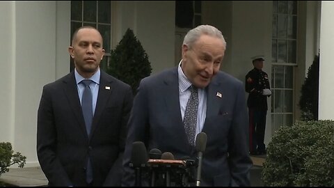 Sen Chuck Schumer Turns Into Bumbling Fool After Meeting With Biden