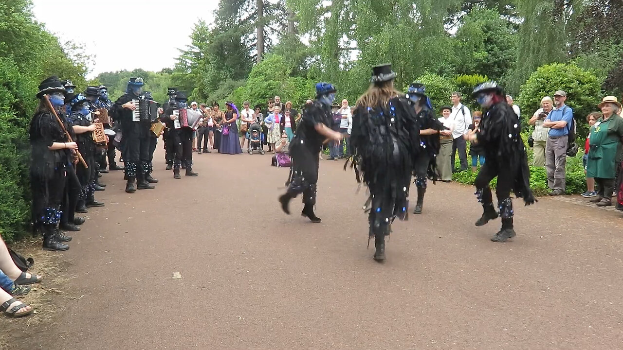 Boggarts Breakfast Border Morris - Blue Jay - The Papplewick Steampunk Weekend - July 2019