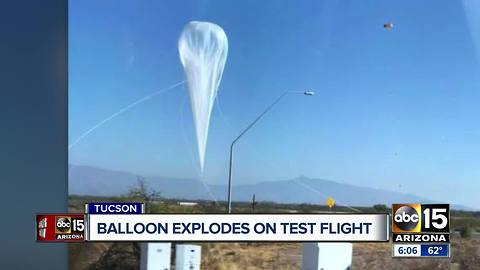 Balloon explosion rocks parts of Tucson