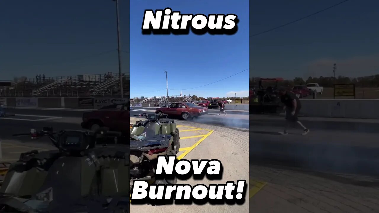 Nitrous Nova Burnout! #shorts