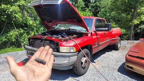 Head Studs On A 12 Valve Cummins | I Bought A Kawasaki Ninja | Red Dodge Dually Runs Again!