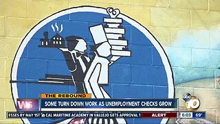 Workers declining jobs as unemployment pays better