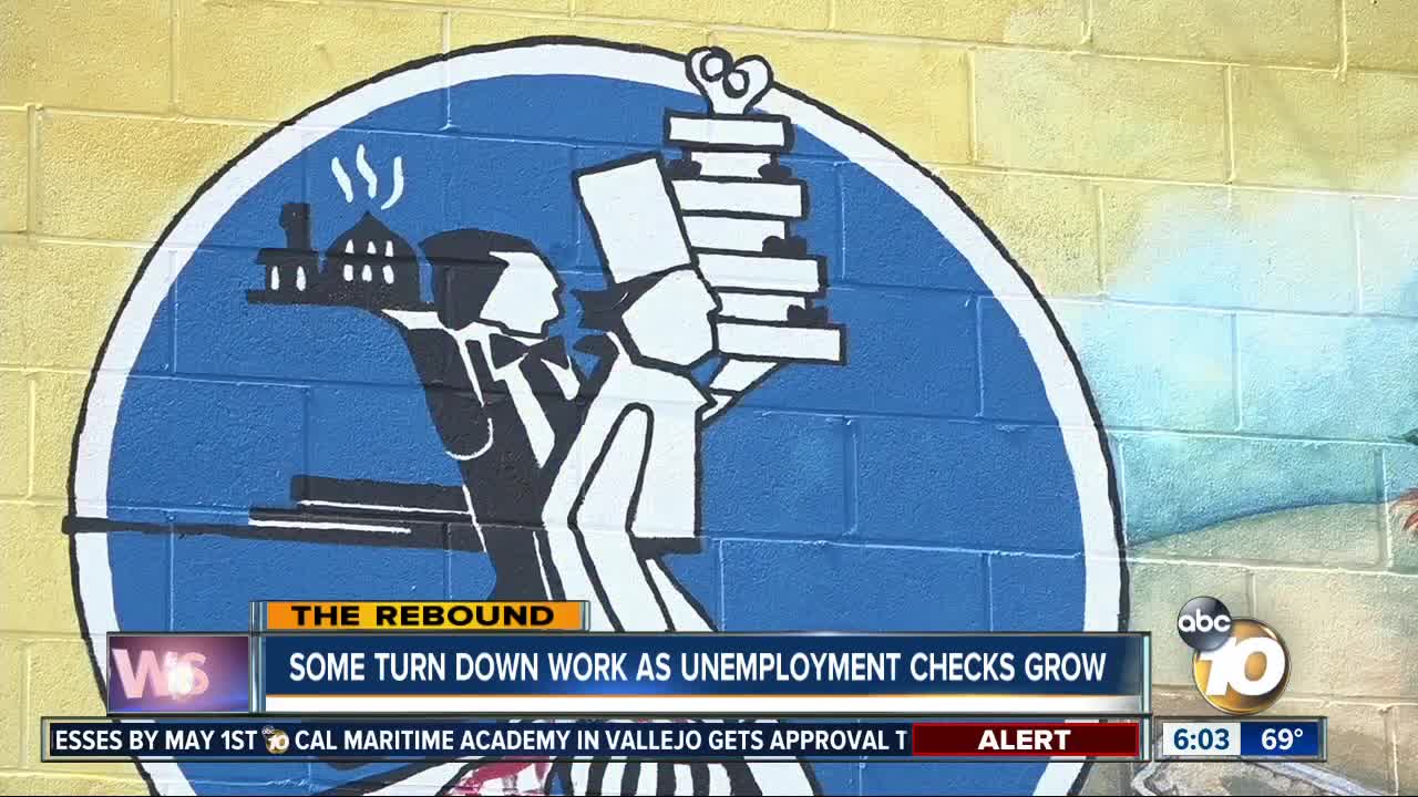 Workers declining jobs as unemployment pays better