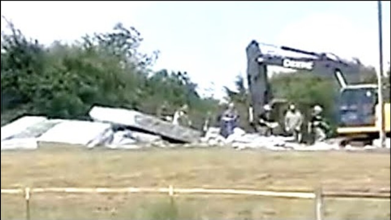 This Bulldozer Just Took Down The Rest Of The Georgia Guidestones After Someone Destroyed Them