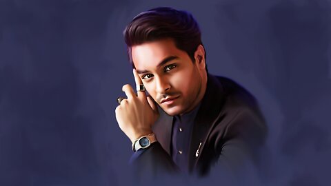 Asim Azhar Smudge Painting photoshop | Digital Oil Painting