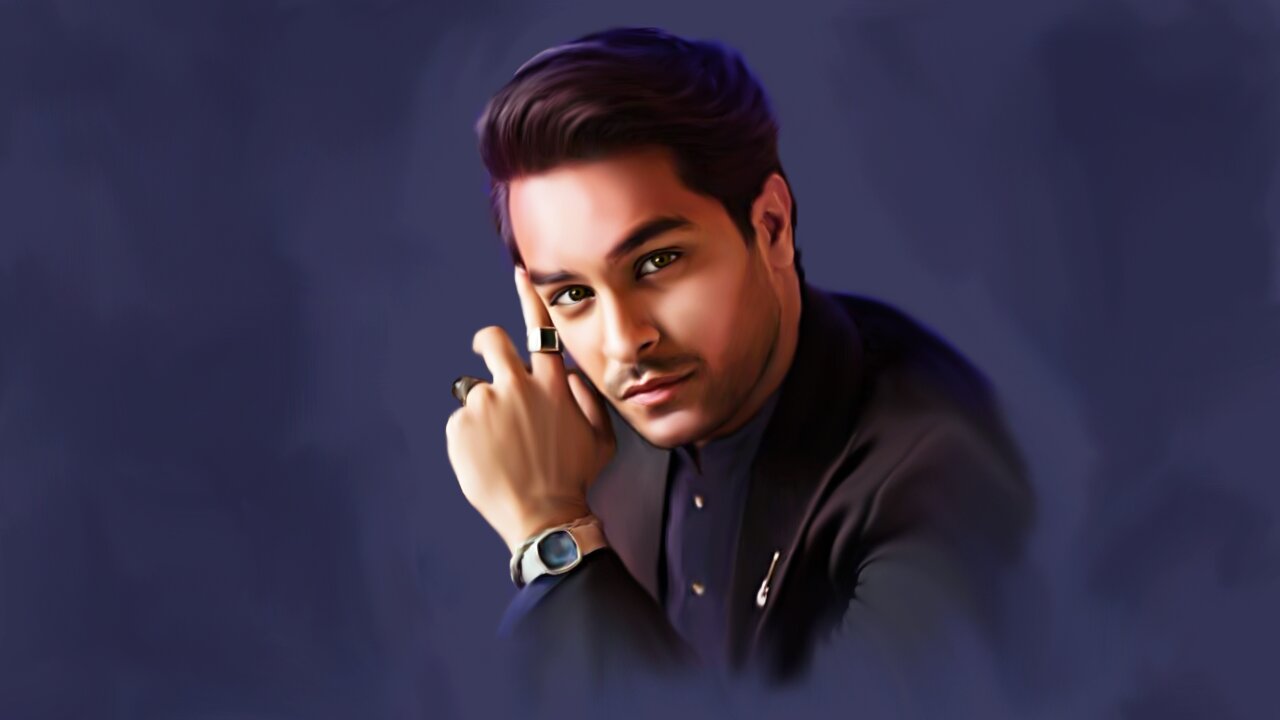 Asim Azhar Smudge Painting photoshop | Digital Oil Painting