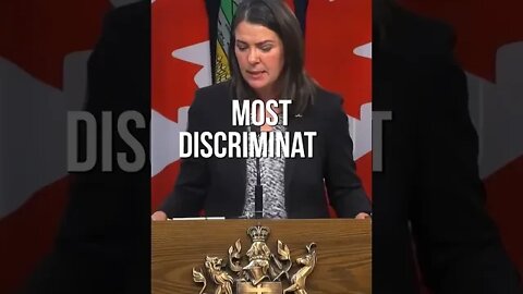 Danielle Smith, The Most Discriminated Against Group