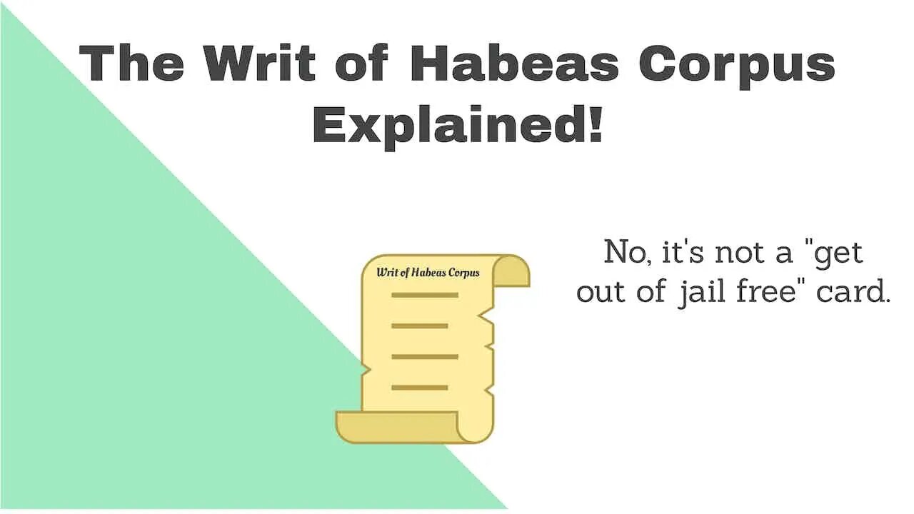 What is Habeas Corpus, And How Does it Work? This Video Explains