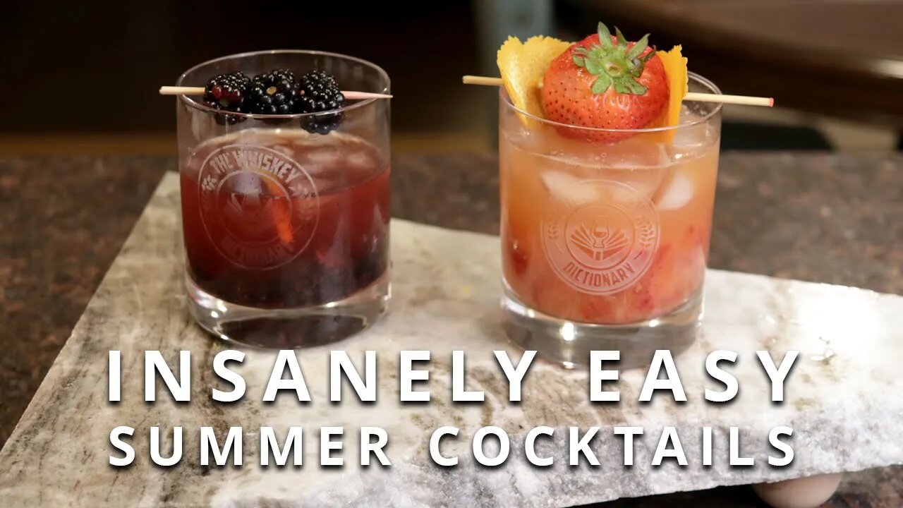 INSANELY EASY Summer Cocktails | Bourbon