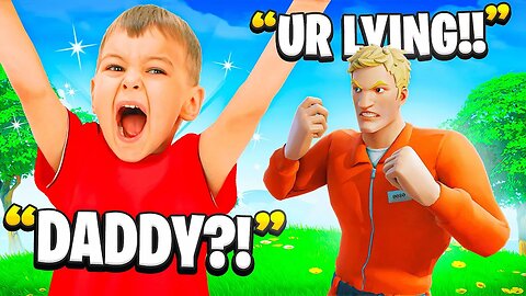 I Pretended To Be His SON in Fortnite