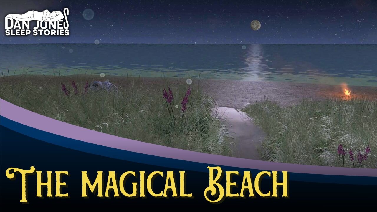 THE MAGICAL BEACH | Ocean Sounds | Cozy Long Bedtime Story for Grown Ups (ASMR)