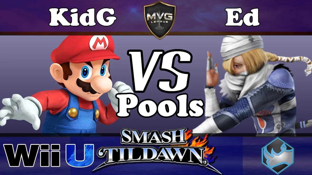 KidG (Mario) vs. Ed (Sheik) - SSB4 Pools - Smash 'til Dawn