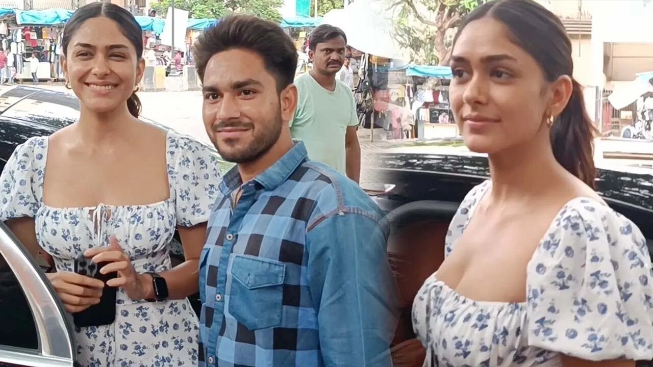 Mrunal Thakur ने लुटाया Fans पर प्यार, क्यूट लुक और खूबसूरत अंदाज ने बनाया दीवाना