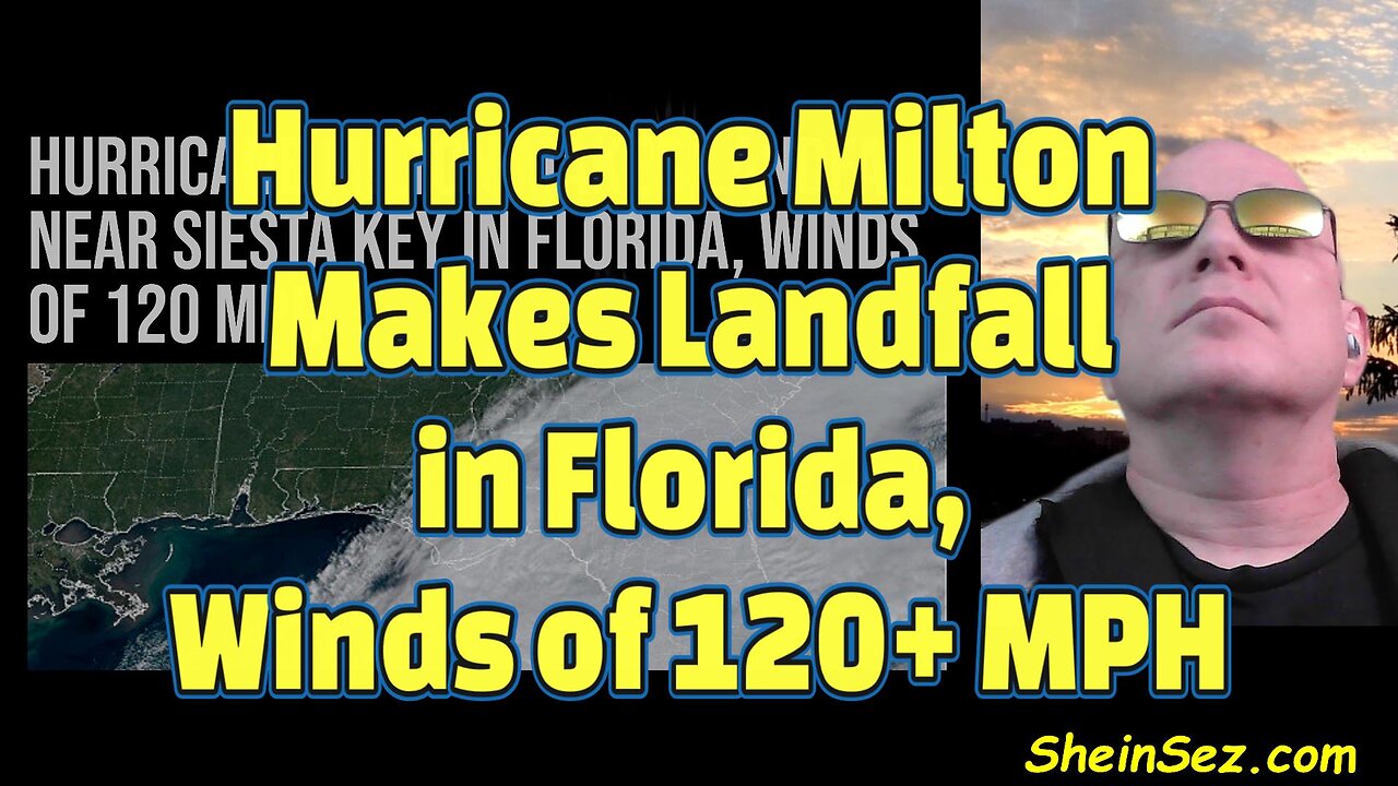 Hurricane Milton Makes Landfall in Florida, Winds of 120+ MPH-676