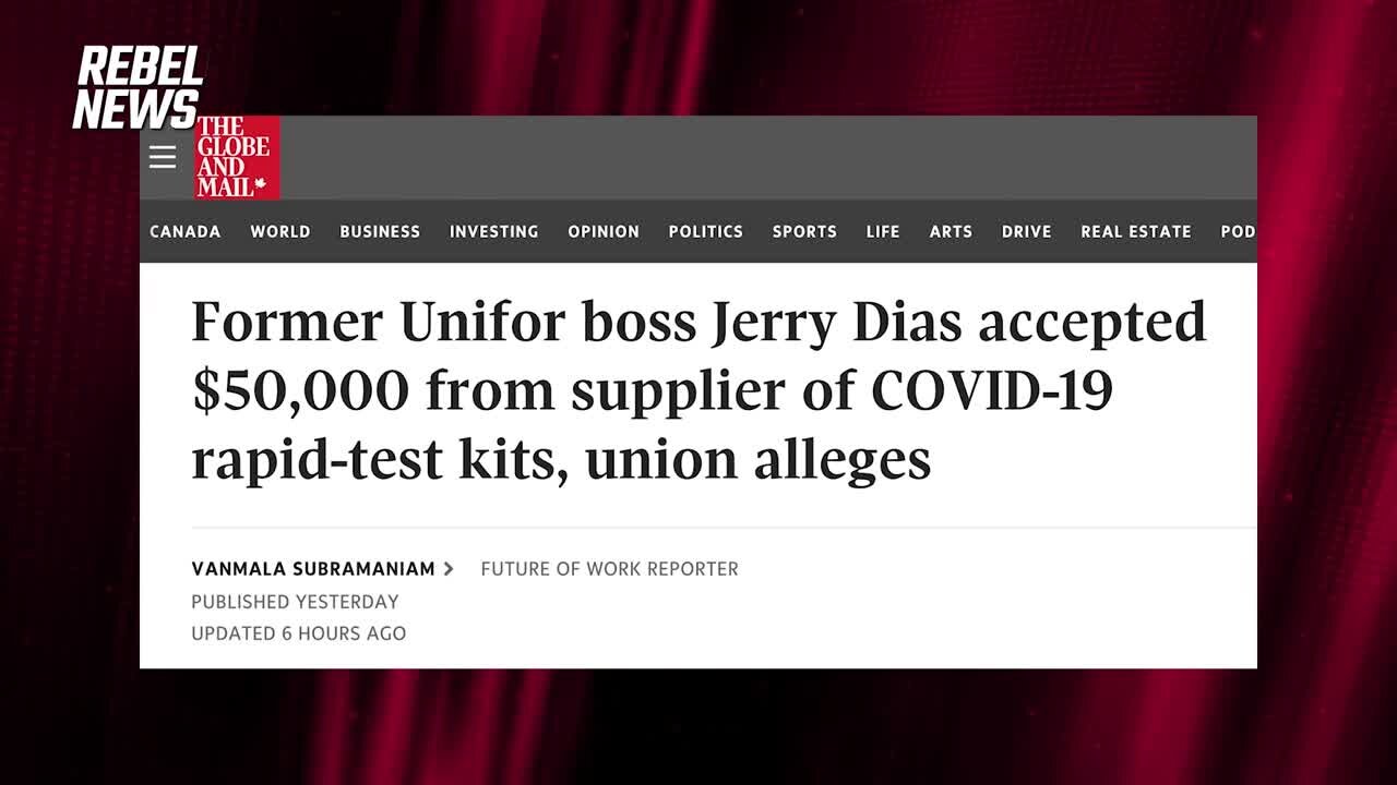 Unifor Won't Disclose COVID Rapid Testing Company At Heart Of Jerry Dias Controversy