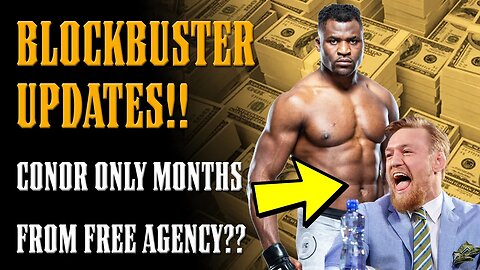 Francis Ngannou NUKED by ONEFC & Conor McGregor FREE AGENCY in 2023?!?!??