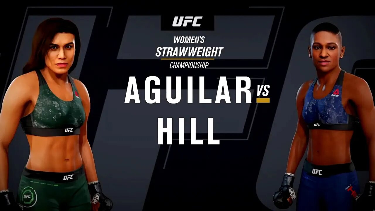 EA Sports UFC 3 Gameplay Angela Hill vs Jessica Aguilar