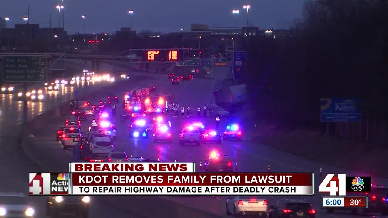 KDOT removes family that lost 2 children in fatal wreck from lawsuit for highway damage