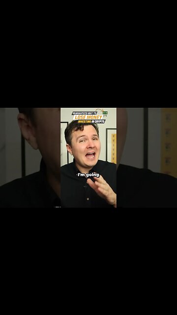 Guaranteed Way To LOSE MONEY Investing In Crypto