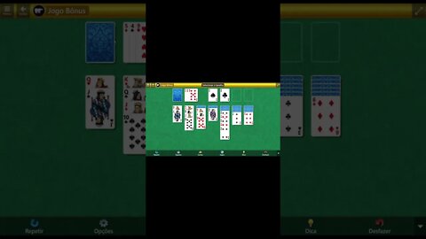 Microsoft Solitaire Collection Klondike EASY Level # 157 BONUS GAME #shorts