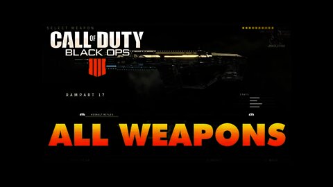 Black Ops 4 - All Weapons in the Pre Alpha!