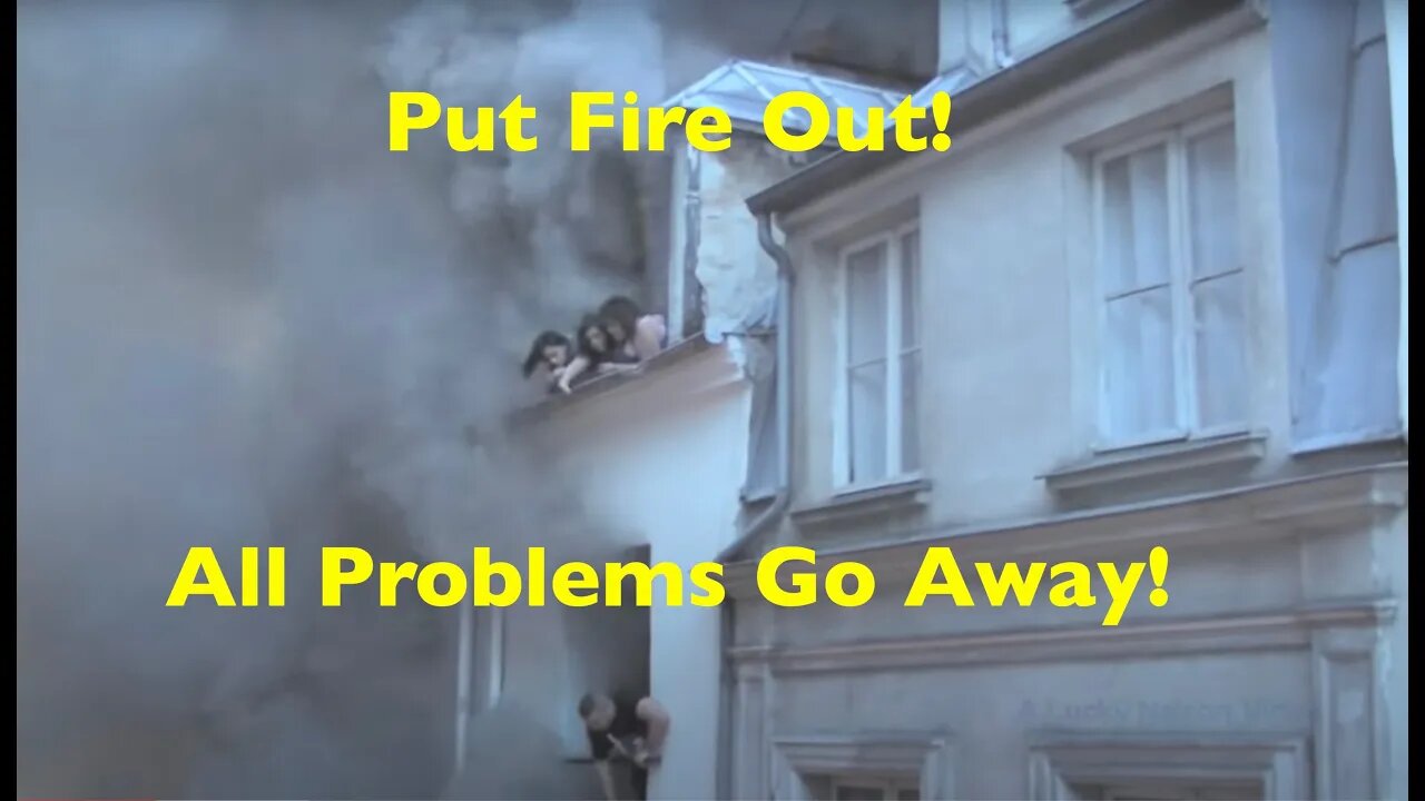 Paris Fire Have their hands full! Multiple Ladder Grabs Pompier - In Case You Missed It!