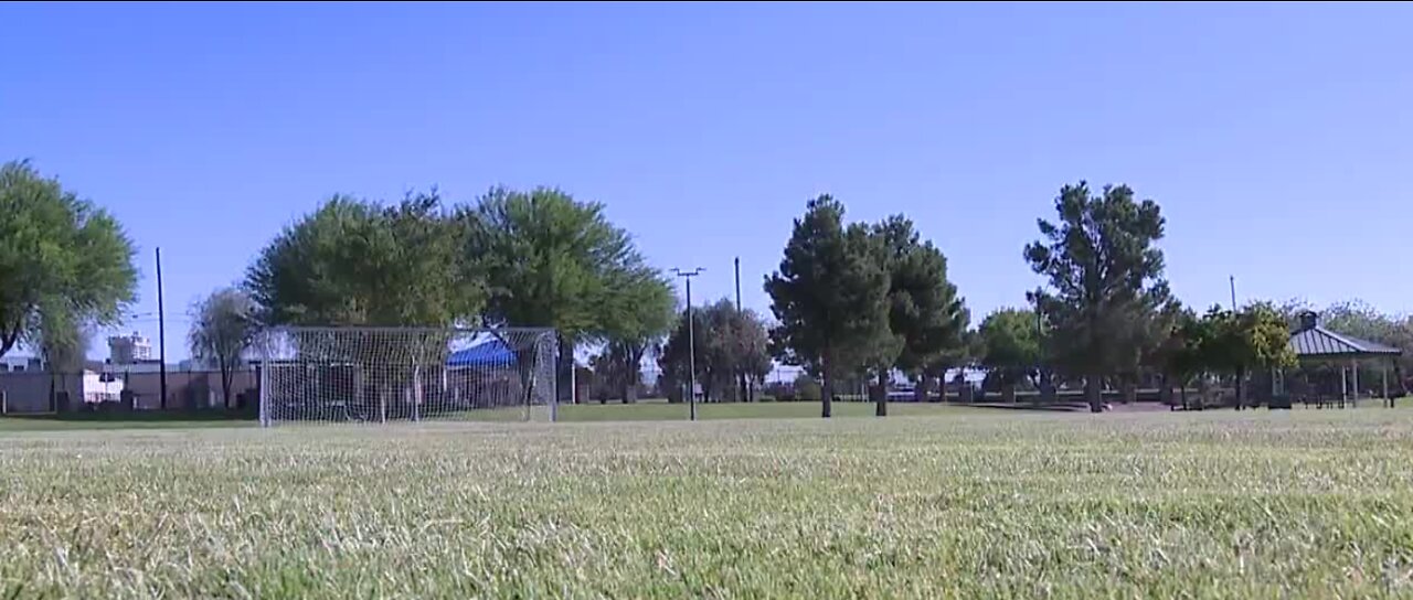 Soccer field dedication at Molasky Family Park