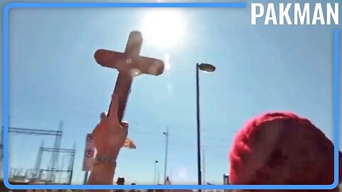 Lunatics Pray for New Election at Ballot Counting Center
